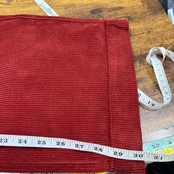 Poetry Size 6 Pants NEW Cotton Cord Wide Leg Trousers Soft Garnet Corduroy Fall - Picture 8 of 13